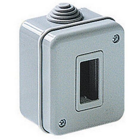 36PZ CONTENITORE DA ESTERNO IP40 col. Grigio 1 posto