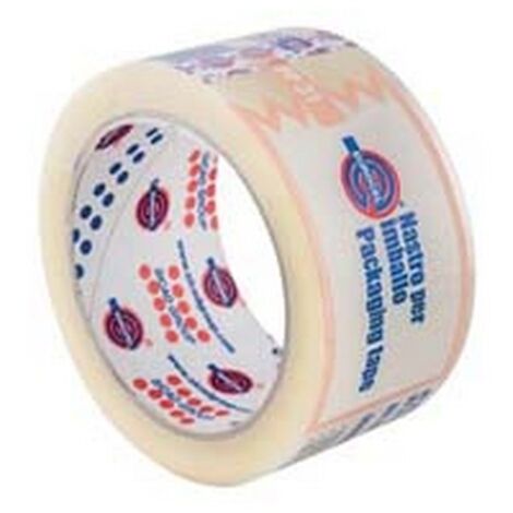 36PZ NASTRO IMBALLO PPL TRASPARENTE (PP 31) - mm.50h. in rotoli da mt.66
