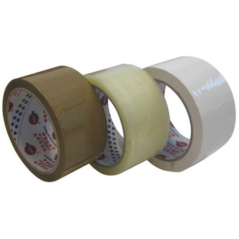 36ROTOLI NASTRO DA IMBALLO mm. 50x66 mt. col. Bianco