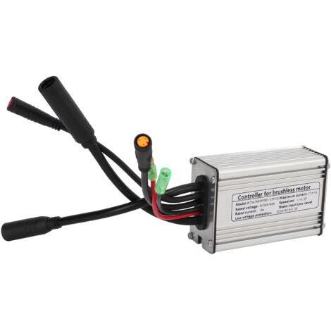 36V/48V 17A 6-MOSFET-Sinuswellen-Controller für 250W-Elektrofahrräder mit Scheinwerferkabel