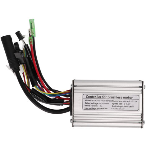 36V/48V 17A Sinuswellen-Controller für 250W/350W Elektrofahrradmotor mit Beleuchtung