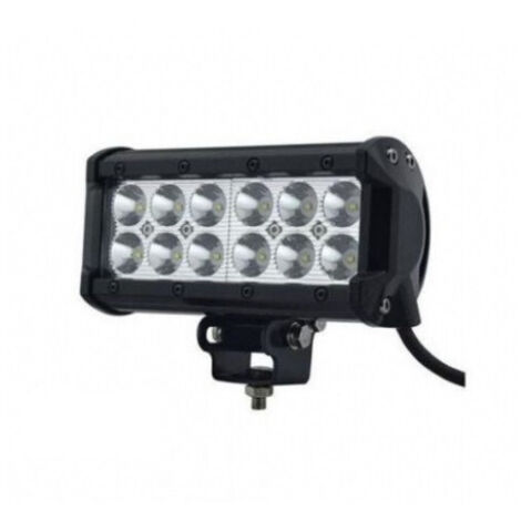 Универсален 36W Лед LED Халоген Фар Работна Лампа 12V - 24V с Насочена Spot Светлина за автомобил офроуд бус ван камион