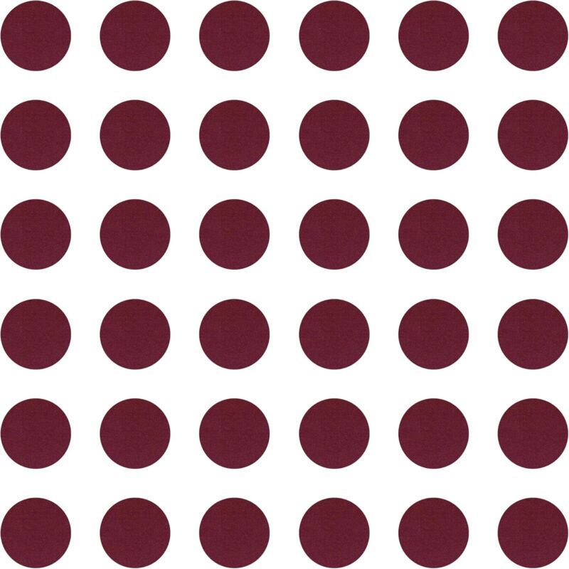 Cyclingcolors - 36x Cache vis adhésif autocollant diamètre 25mm protection bouchon trou obturateur meuble table chaise maison, Bourgogne