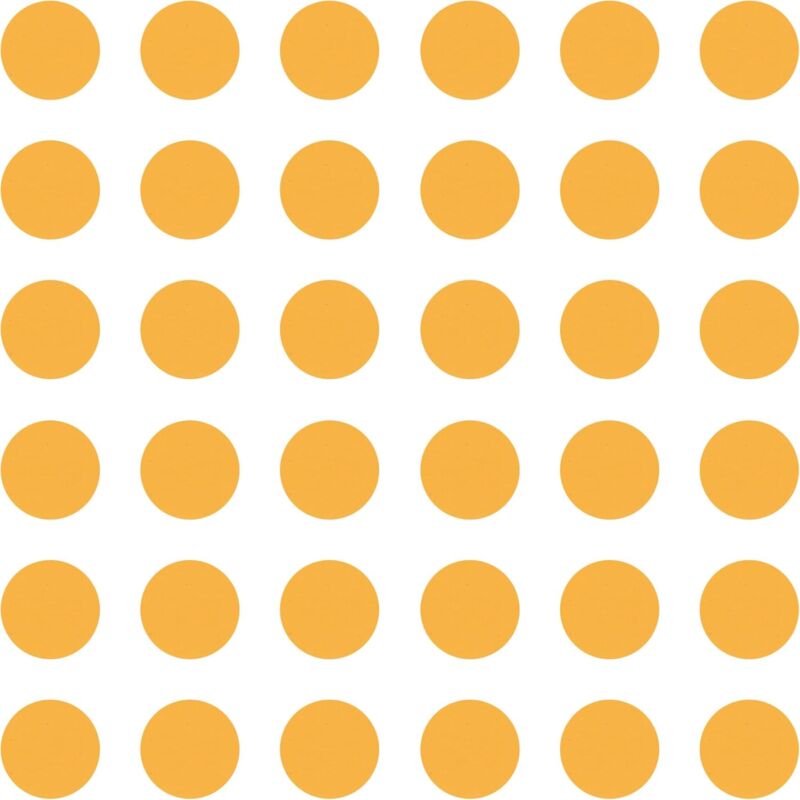 Cyclingcolors - 36x Cache vis adhésif autocollant diamètre 25mm protection bouchon trou obturateur meuble table chaise maison, Jaune