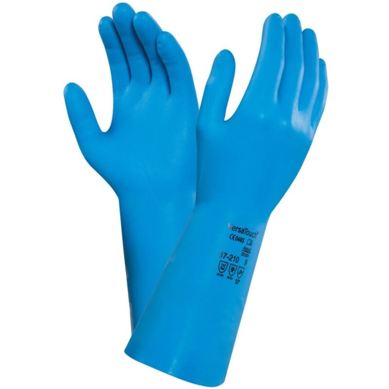 37-210 VersaTouch Blue Nitrile Gloves - Size 11 - Ansell