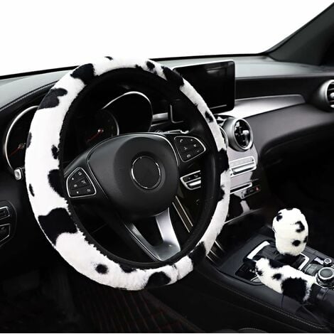 Acheter Housse de volant de voiture en cuir microfibre, pour Fiat Panda  2013 2015 2017 2022 Auto