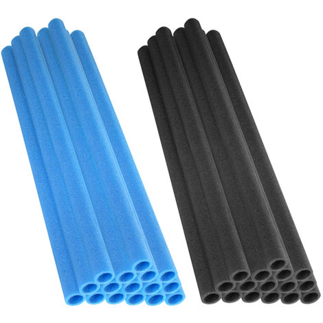 main image of "37 Inch Trampoline Foam Sleeves for 1" Diameter Pole | Replacement Sponge Padding for Trampoline Poles & Maximum Safety | Set of 16 - Blue"
