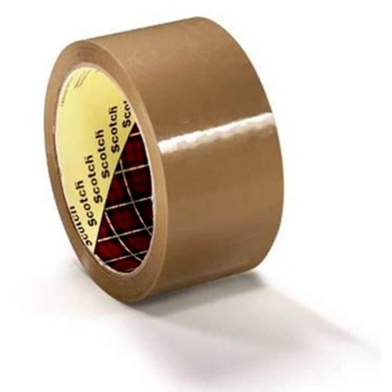 Scotch Box Sealing Tape 371, Buff, 48 mm x 66 m - 3M