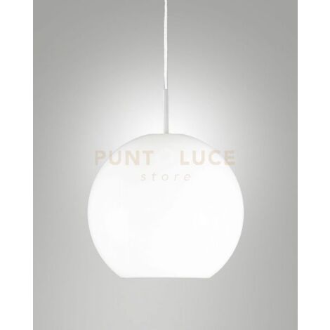 3780-50-102 EDISON SOLO VETRO BIANCO D.30cm COMPLETO DI CAVO X KIT LUCI
