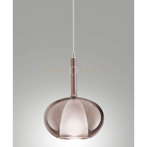 3787-50-107 EDISON VETRO AMETISTA D.22CM COMPLETO DI CAVO X KIT LUCI