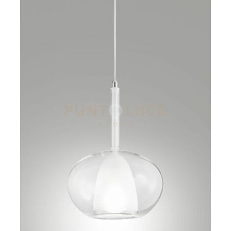 3787-50-241 EDISON  VETRO TRASPARENTE D.22CM COMPLETO DI CAVO X KIT LUCI