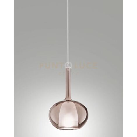 3787-59-107 EDISON VETRO AMETISTA D.16CM COMPLETO DI CAVO X KIT LUCI