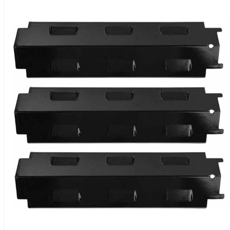 37CM Diffuseur Chaleur Accessoires pour Char-Broil, cclife, Landmann, Uniflame, Fire Mountain, Barbecook, Outback, Tarington House, Acier Porcelaine