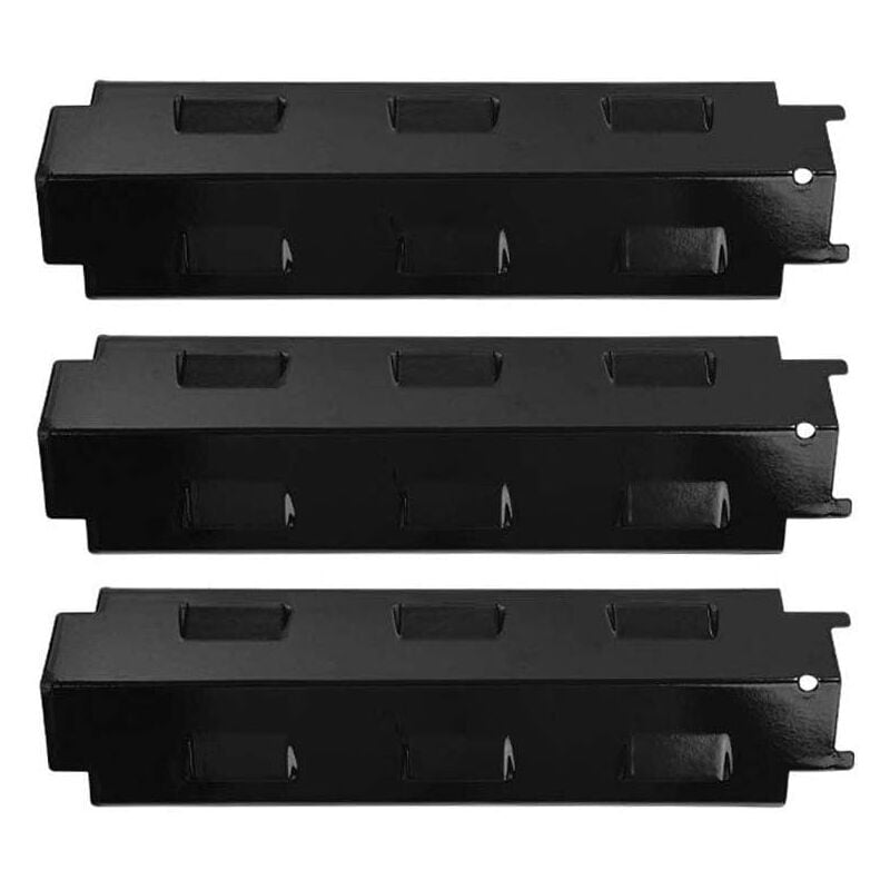 37CM Diffuseur de Chaleur pour Barbecue, Accessoires en Acier Porcelaine pour Char-Broil et Autres