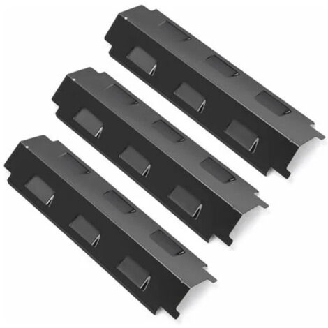 37cm Universal Heat Diffuser Accessory for Charbroil, Fire Mountain, Uniflame, Barbecook, CCLIFE, Landmann, Proficook, Porcelain Steel Hot Plate Spare Part, Pack of 4