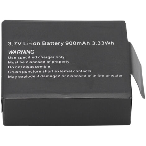 3,7V 900mAh Li-Ionen-Akku für SJCAM SJ4000 SJ5000 M10 - Kompatibel mit Original-Action-Kameras