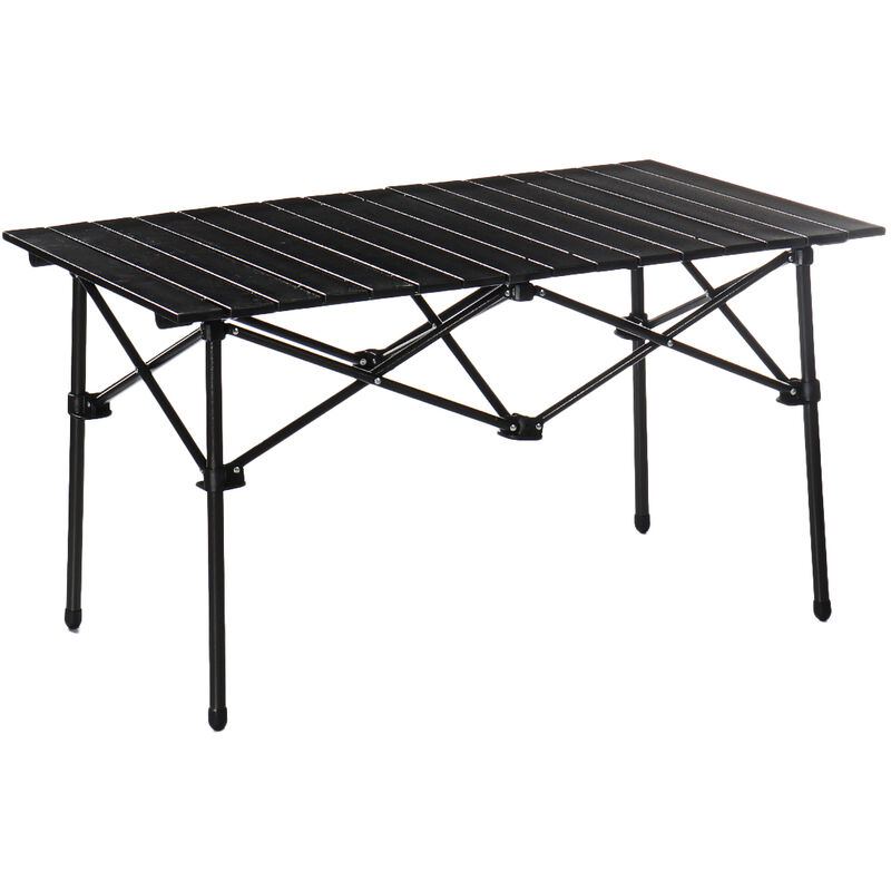 Table pliable Table de pique-nique portable avec Sac de stockage BBQ Camping 94x55x50cm