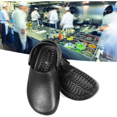 男士餐厅工作场所黑色38码夏季厨师鞋