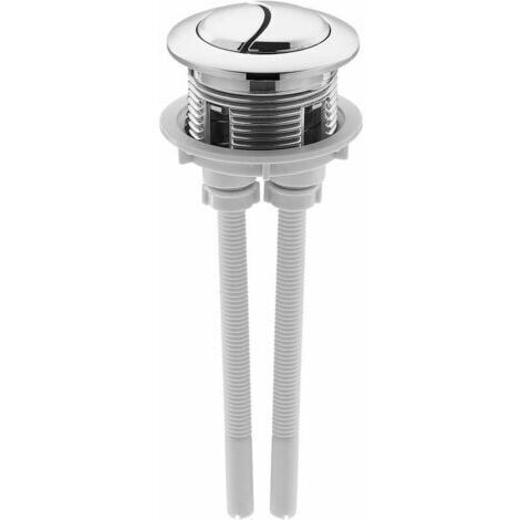 38-mm-Doppelt-Spülknopf, verzinkt, Spülkastenventil, wiederverwendbares Ersatzteil.