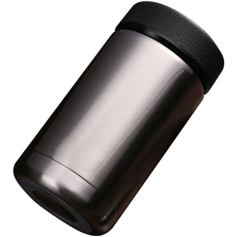 380 ml Edelstahl-Isolierflasche – Ideal für Studenten, Sportler und Camping – Farbe: Stahl