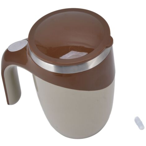 380 ml selbstmischender Edelstahl-Kaffeebecher, ideal für Tee, heiße Schokolade und Milch, mit Magnetsystem.