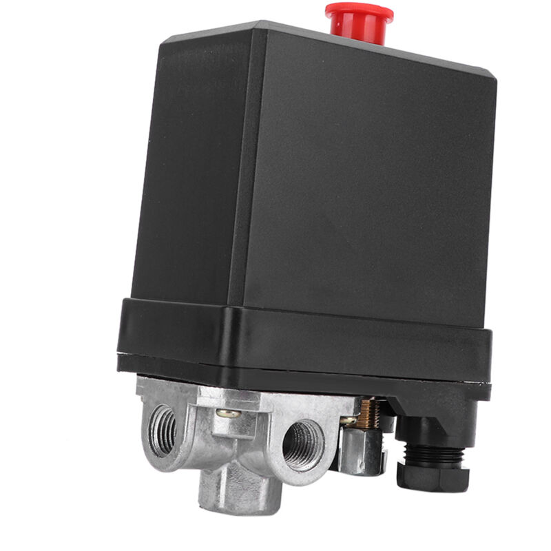 Image of Eosnow 380 V 3 Phasen 4 Löcher vertikales Druckschalter-Steuerventil G1/4 Zoll für Luftkompressor