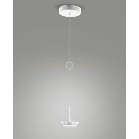 3805-41-102 MONTATURA TONDA BIANCA COMPLETA A LED CCT 2700K - 3000K - 4000K- 14W - 1510 lm 1 LUCE DIMMERABILE