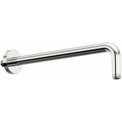 380mm Round Wall Mounted Shower Arm Chrome