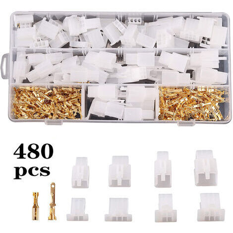 380PCS 2.8mm Automobile Connecteur Kit 2 3 4 6 Broches Automobile Fil Électrique Connecteurs Kit
