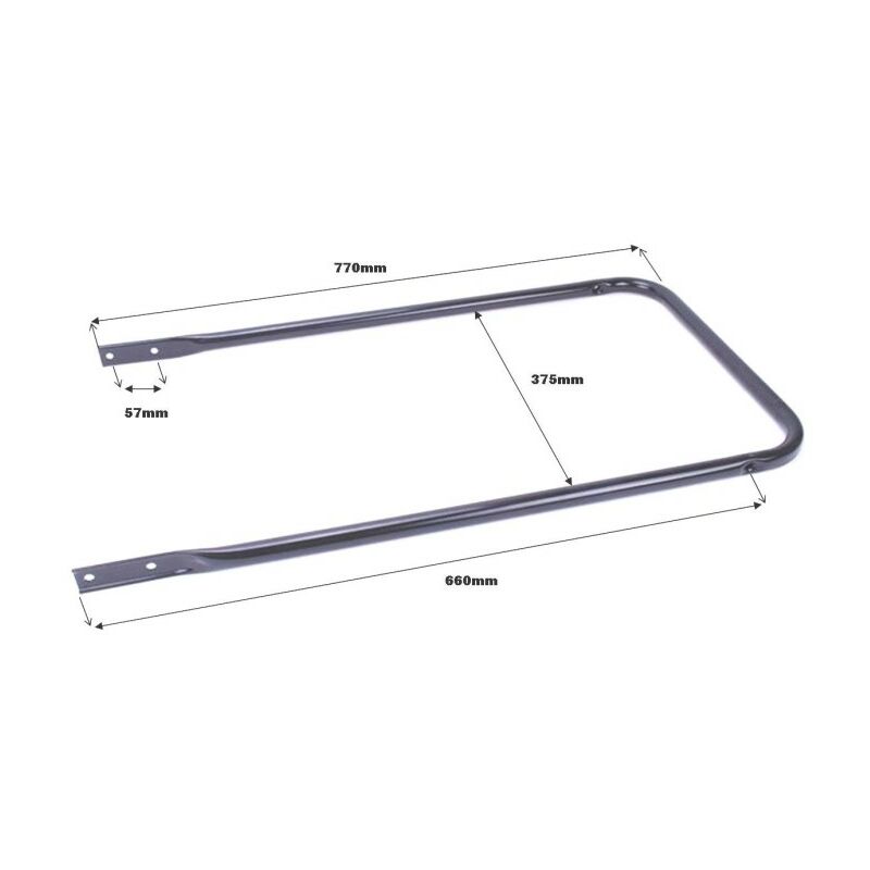 381006686/0 - Guidon inférieur pour tondeuse Castelgarden / ggp / Stiga