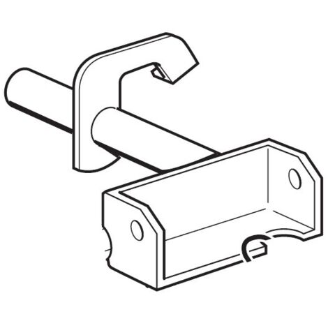 384001007/0 - Etrier de Levier d'Embrayage de Lame pour Tondeuse Autoportée Castelgarden / GGP