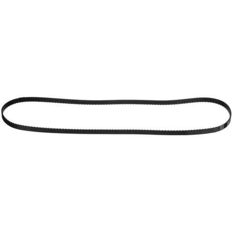 384XL 037 Timing belt, 192 teeth, black notched rubber, 10mm width, 5.08mm pitch, Timing belt for 3D printer