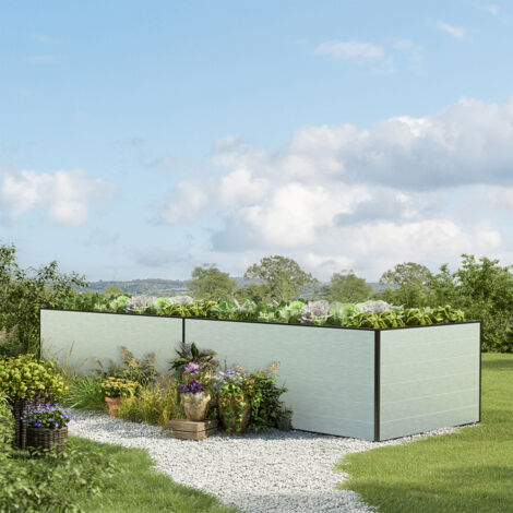 387 x 150 x 77 cm Hochbeet KINGSIZE Daniela, Aluminium eloxiert