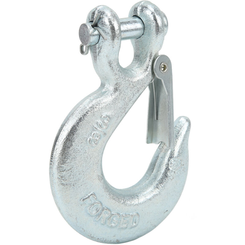 3/8in Crochets de remorque à treuil 1in Grande ouverture 18000lbs avec loquet de sécurité