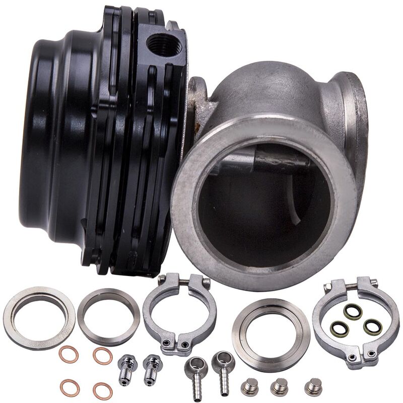 38mm 14psi External Wastegate turbo V-Band Bride Collecteur Kit Universal