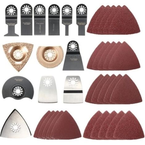 38Pcs Lame de Scie Multifonction Outil Oscillant Pour Dremel Makita