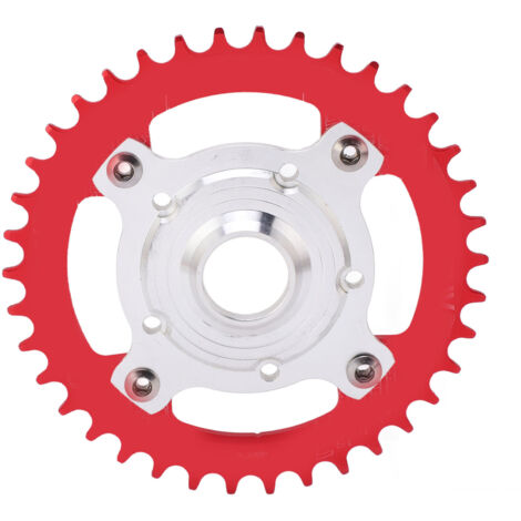 38T 104 BCD Plattenteller aus Aluminiumlegierung für Tongsheng-Motor – Umrüstsatz mit rotem Adapter