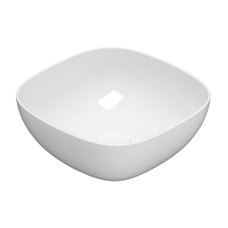 38x38 cm Globo T-EDGE Le Ciotole lavabo en céramique B6Q38BI  Blanc - Céramique