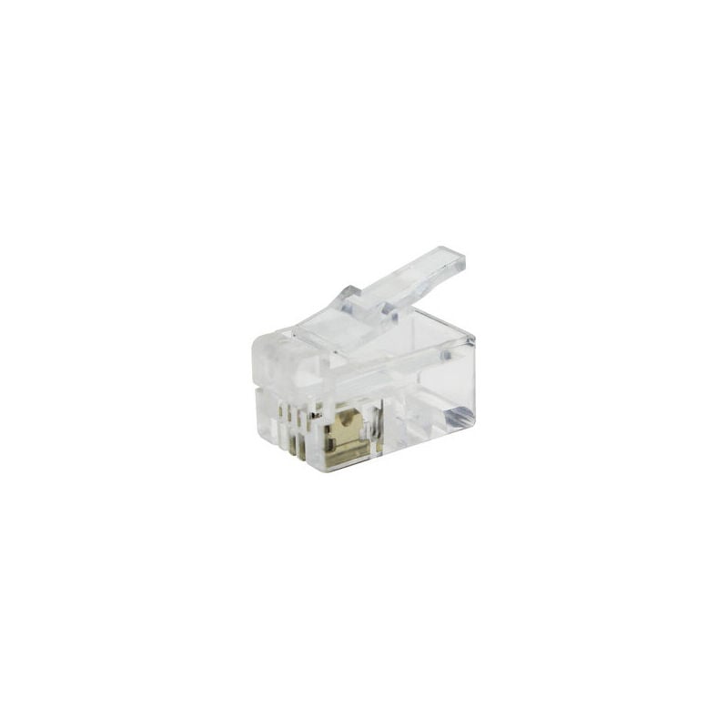 

Conector telefónico modular 4 vías 4 mm (DH 39.000/4/4)