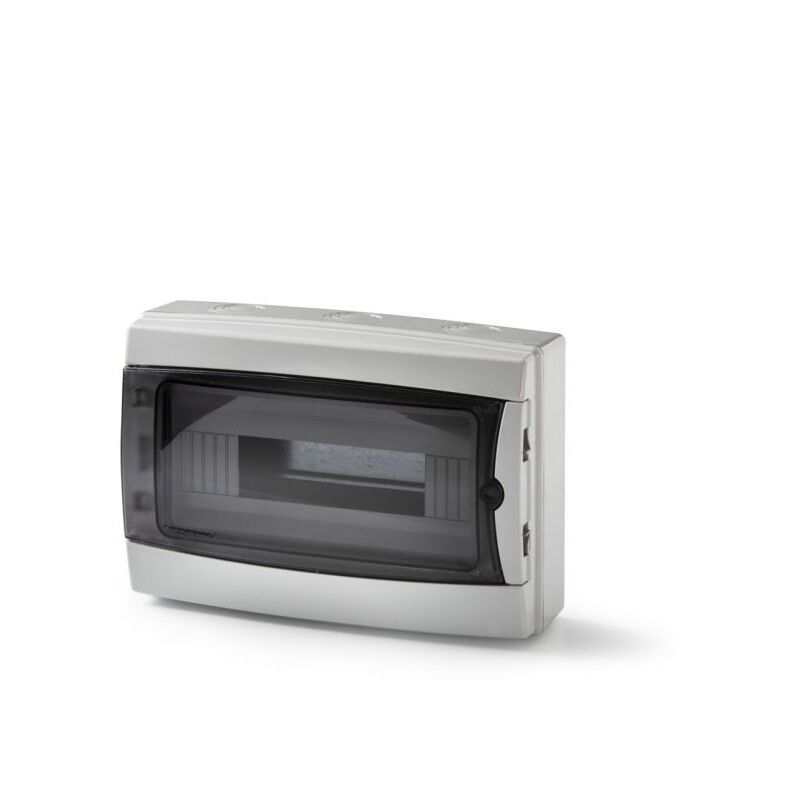 Em Distribution - 3912-T Acqua coffret électrique pour l'extérieur IP65 12 modules 215x310x110mm - Porte transparente