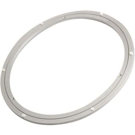 391x8.5mm Plateau Rotative à Roulement Platine Tournante Table Aluminium Support Cuisine Gateau