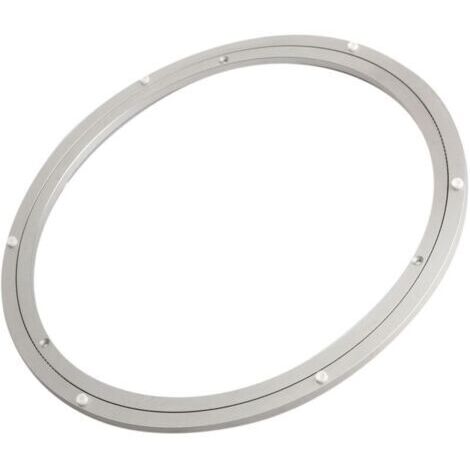 391x8.5mm Plateau Rotative à Roulement Platine Tournante Table Aluminium Support Cuisine Gateau