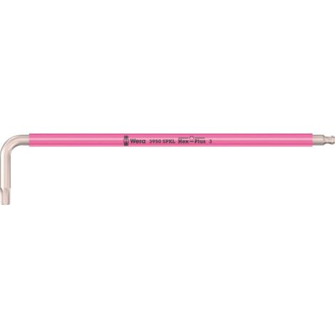 3950 SPKL Multicolour Chiave a L, metrica, in acciaio inox, 3,0 x 123 mm