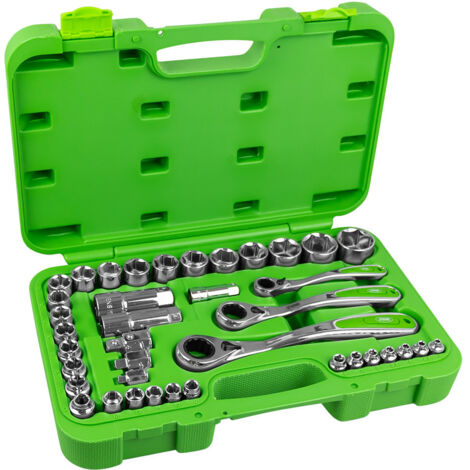 39PCS MALLETTE À OUTILS HEXAGONALE À PROFIL BAS  JBM52418