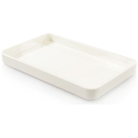 3C Casa 7361 Tegamino Rettangolare 14x22x2cm Bianco