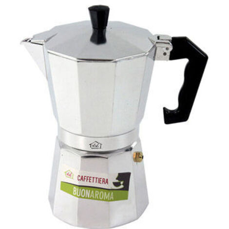 3C Casa A112ra-1 Caffettiera Alluminio 1 Tazza Buon Aroma
