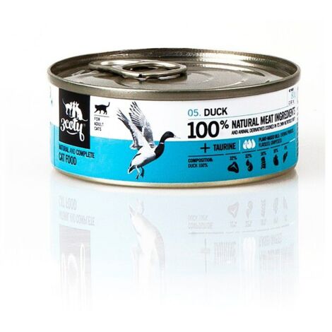 3COTY Anatra - cibo umido per gatti - 12x80g