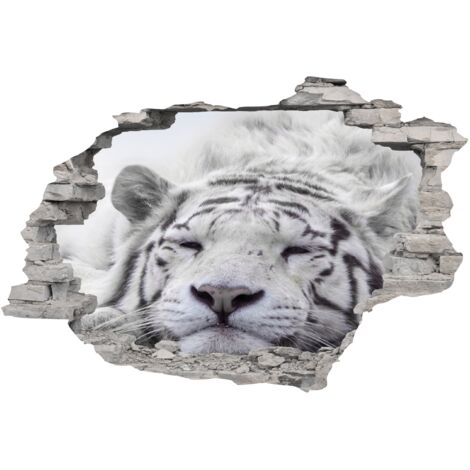 3D-Aufkleber Fototapete Ziegelstein mit Aussicht 160 x 110