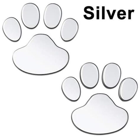 3D-Autoaufkleber mit Tierpfotenmotiven – 2er-Set