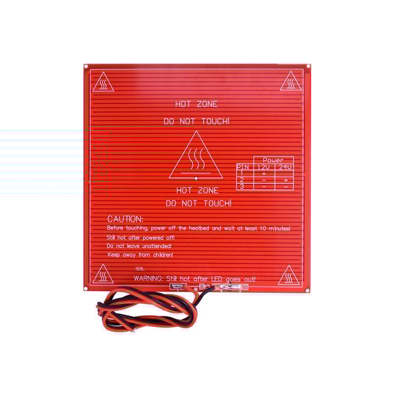 Image of Tlily - 3D-Druckerzubehör mit beheizter Bett-Doppelspannungsplatine MK2B, unterstützt 12 v, 24 v
